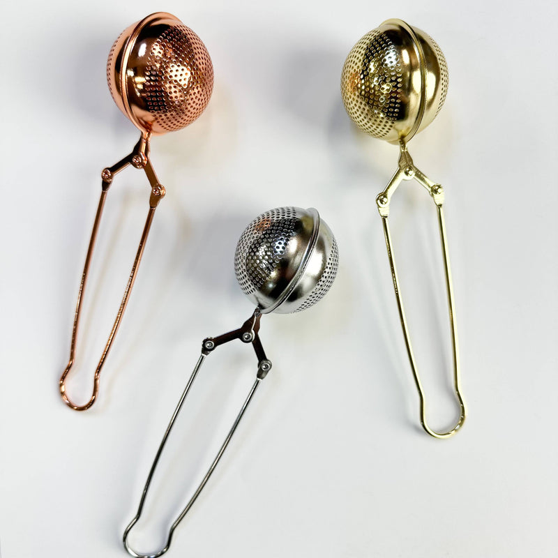 Pure Stainless Steel Tea Strainer : Rose Brew