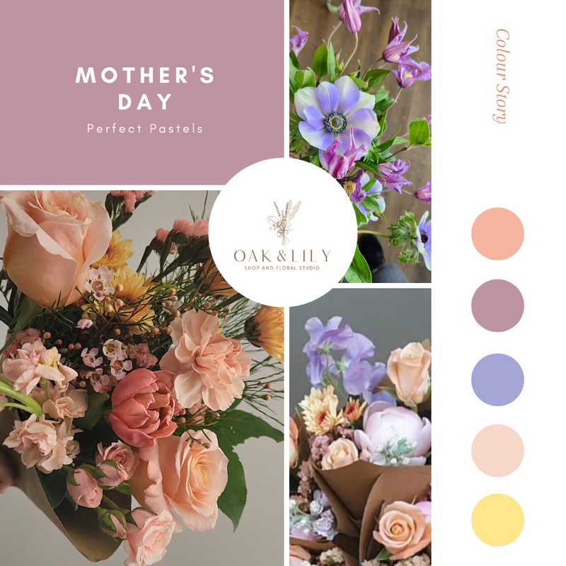 MOTHER'S DAY Seasonal Bouquet -perfect pastels (May 10-12)