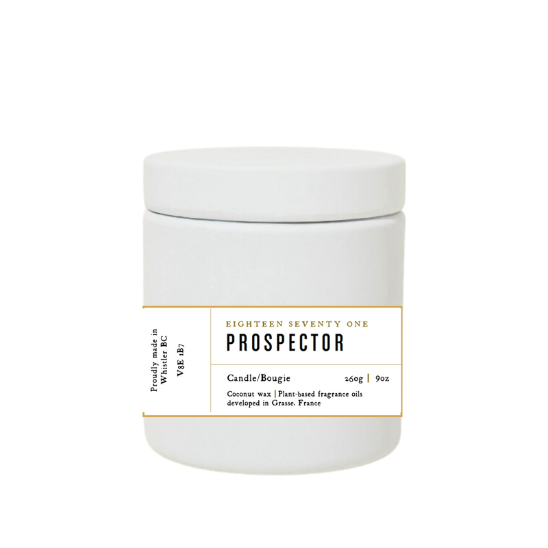 Prospector - Luxe - Scented Candle 9oz Coconut Wax