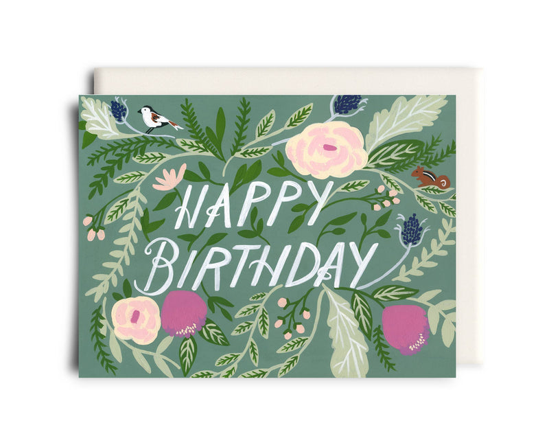 Greenery Birthday | Greeting Card