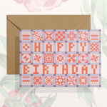 Happy Birthday (Patchwork Quilt) Card
