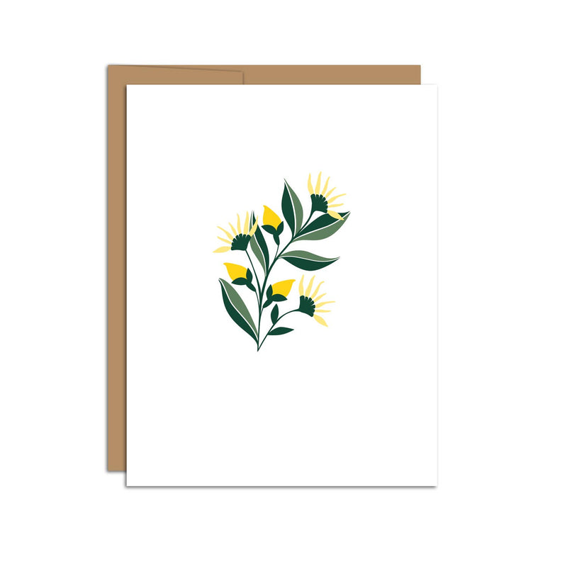 Aster Sprig / Botanicals / Everyday / Greeting Card