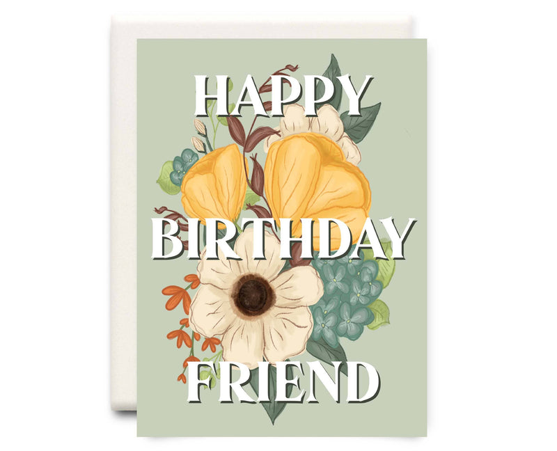 Happy Birthday Friend | Birthday Greeting Card